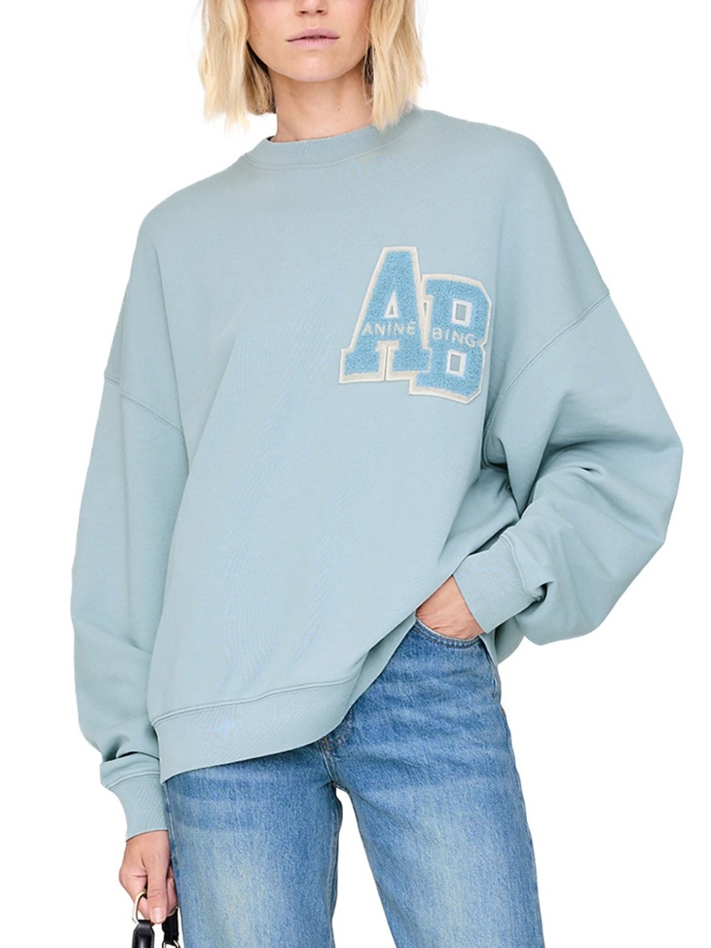 NWT Anine Bing Miles Oversized Sweatshirt Large